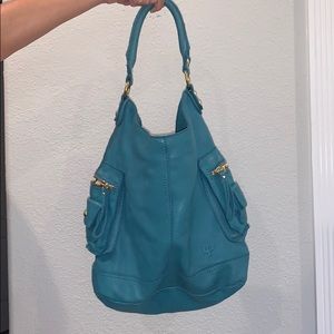 Linea Pelle Turquoise Purse
